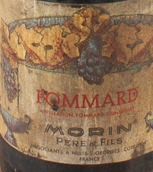 Morin Pere et Fils Pommard 1957 AOC — wine label