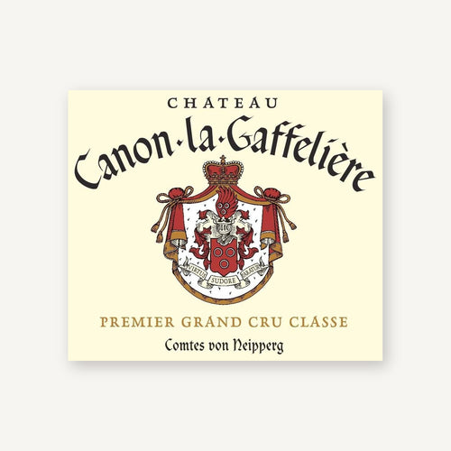 Chateau Canon-La-Gaffeliere Saint-Emilion Grand Cru 1987 AOC 0,75l — wine label, illustrative image