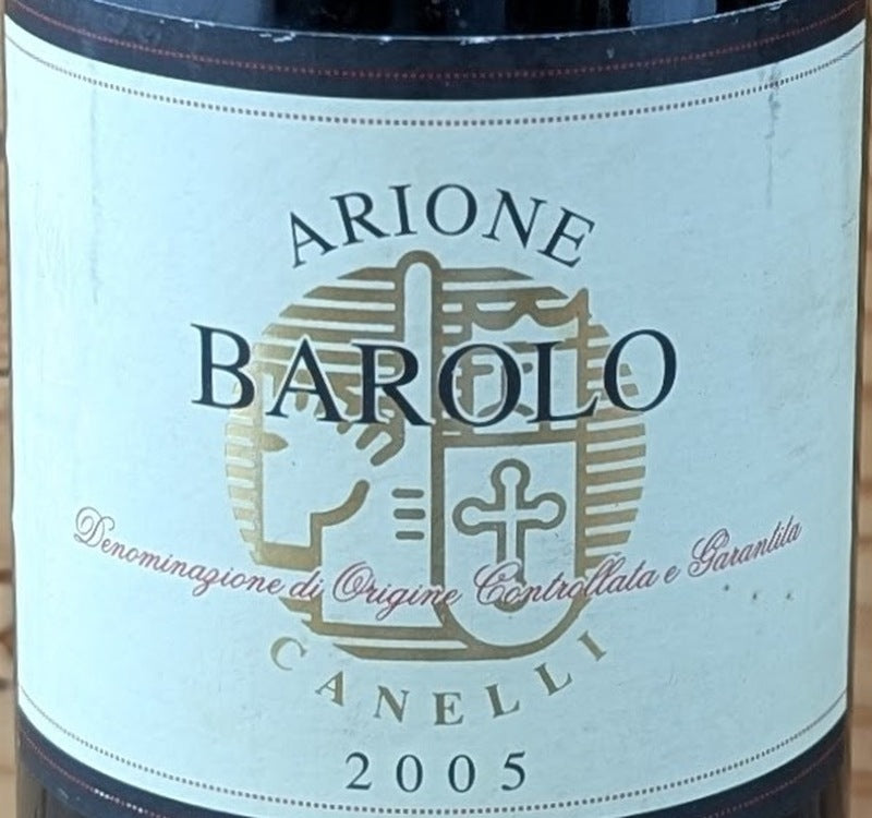 Arione Barolo 2005 DOCG — wine label