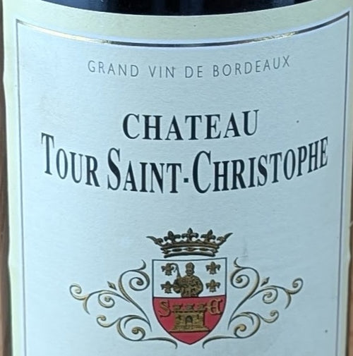 Chateau Tour Saint-Christophe Saint-Emilion 2007 AOC 0,75l — wine label, illustrative image