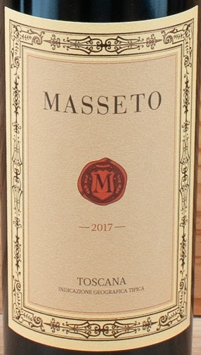 Masseto Toscana 2017 IGT 0,75l — wine label