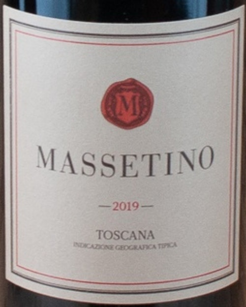 Massetino 2019 0,75l — etichetta del vino