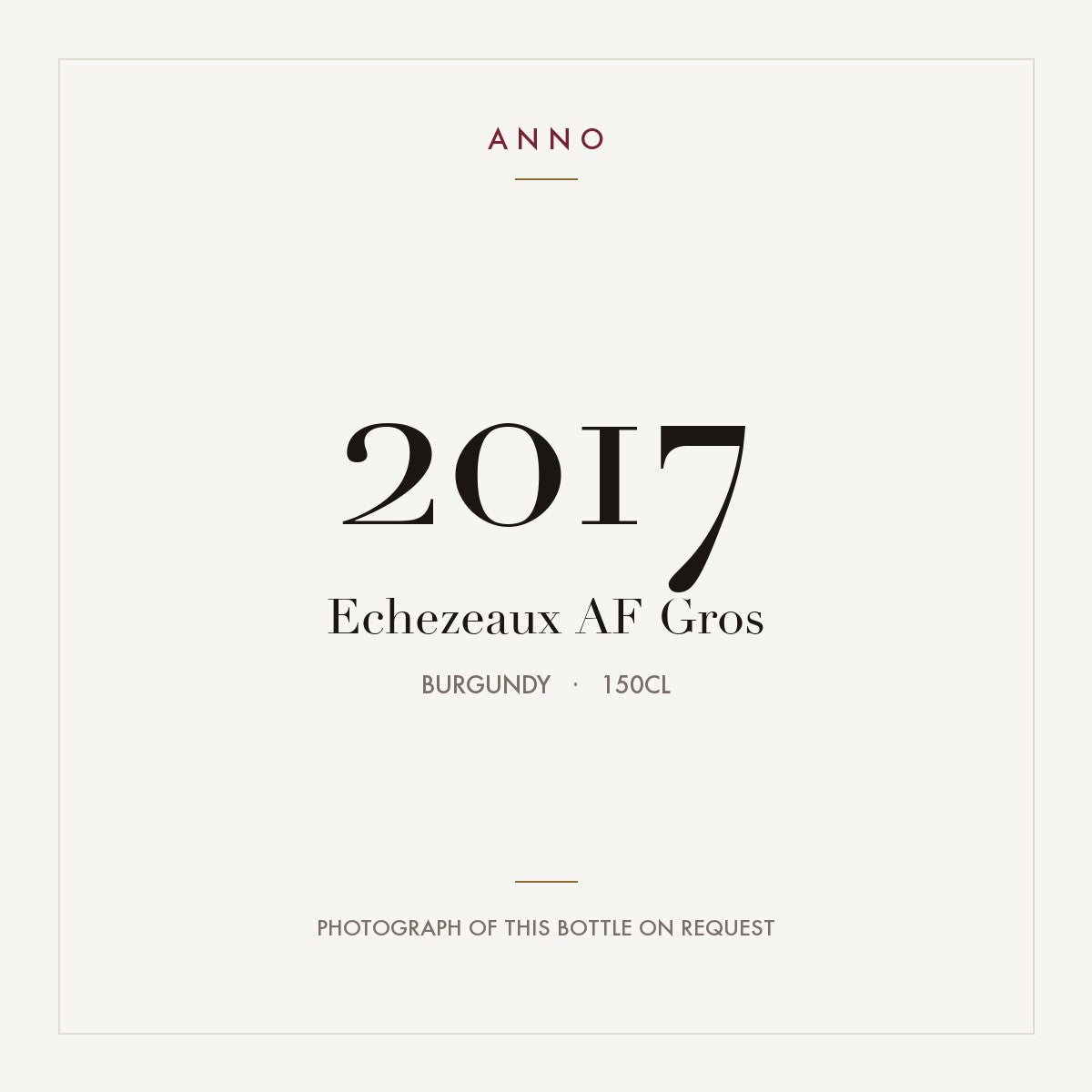 AF Gros Echezeaux Grand Cru 2017 AOC 1,5l