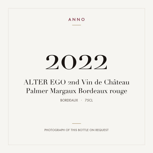 Alter Ego de Chateau Palmer Margaux 2022 AOC 0,75l