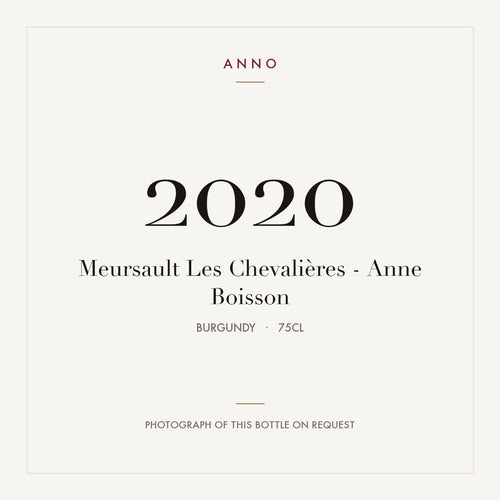 Anne Boisson Meursault Les Chevalieres 2020 AOC 0,75l