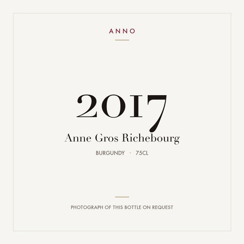 Anne Gros Richebourg 2017 0,75l
