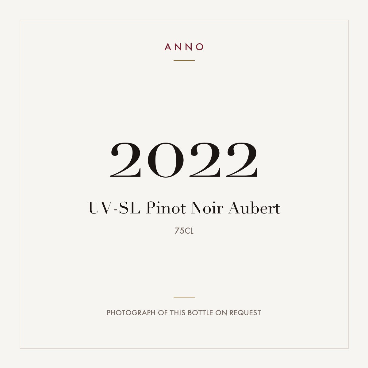 Aubert UV-SL Pinot Noir 2022 0,75l