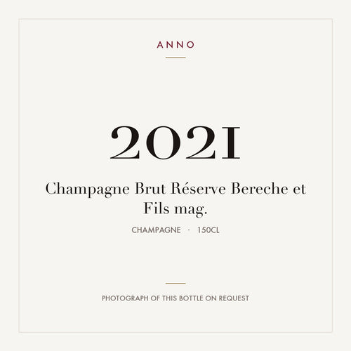 Bereche et Fils Brut Reserve Champagne 2021 AOC 1,5l