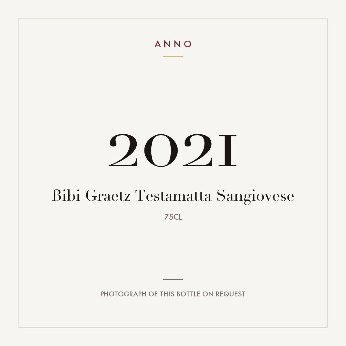Bibi Graetz Testamatta Toscana 2021 IGT 0,75l