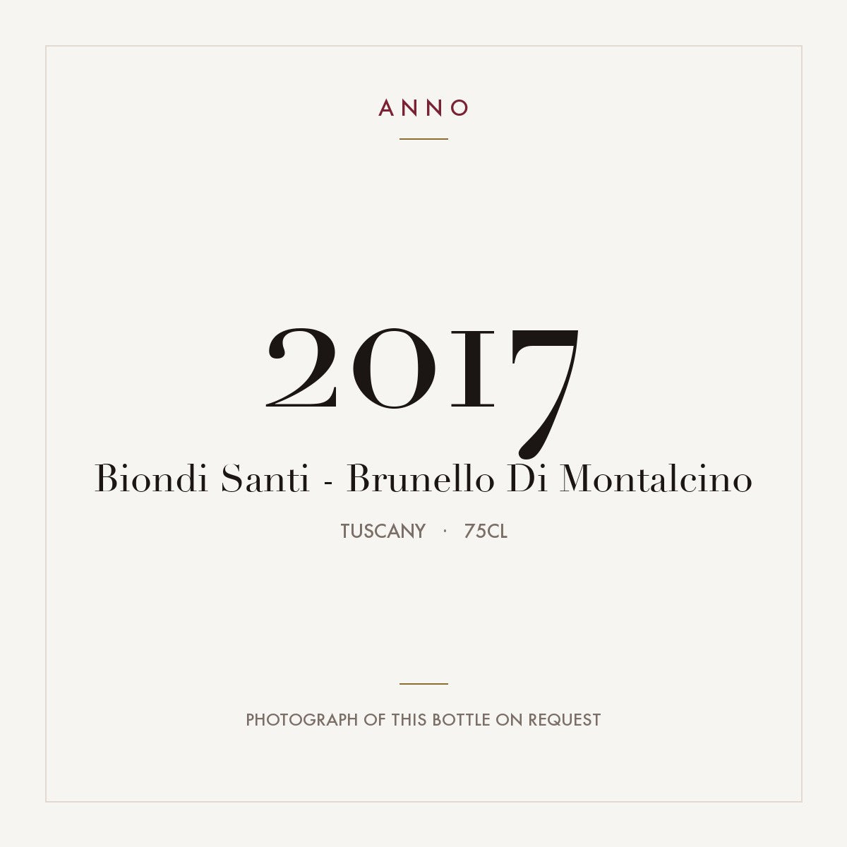 Biondi Santi Brunello di Montalcino 2017 DOCG 0,75l