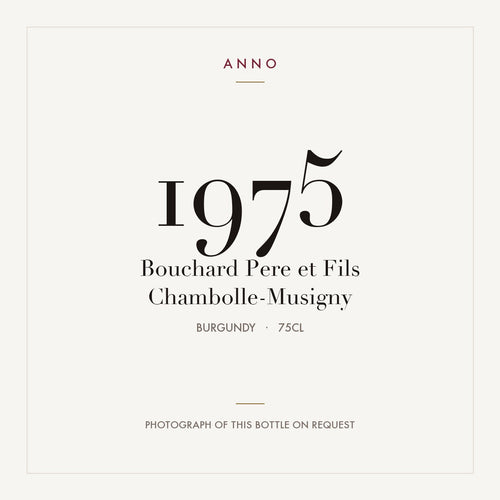 Bouchard Pere et Fils Chambolle-Musigny 1975 0,75l