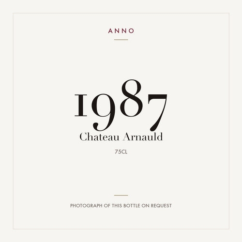 Chateau Arnauld Haut-Medoc 1987 AOC 0,75l