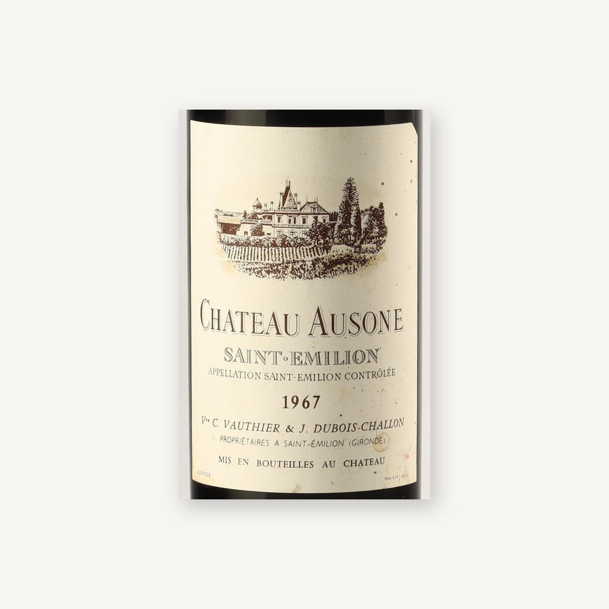Chateau Ausone Saint-Emilion 1967 AOC 0,75l