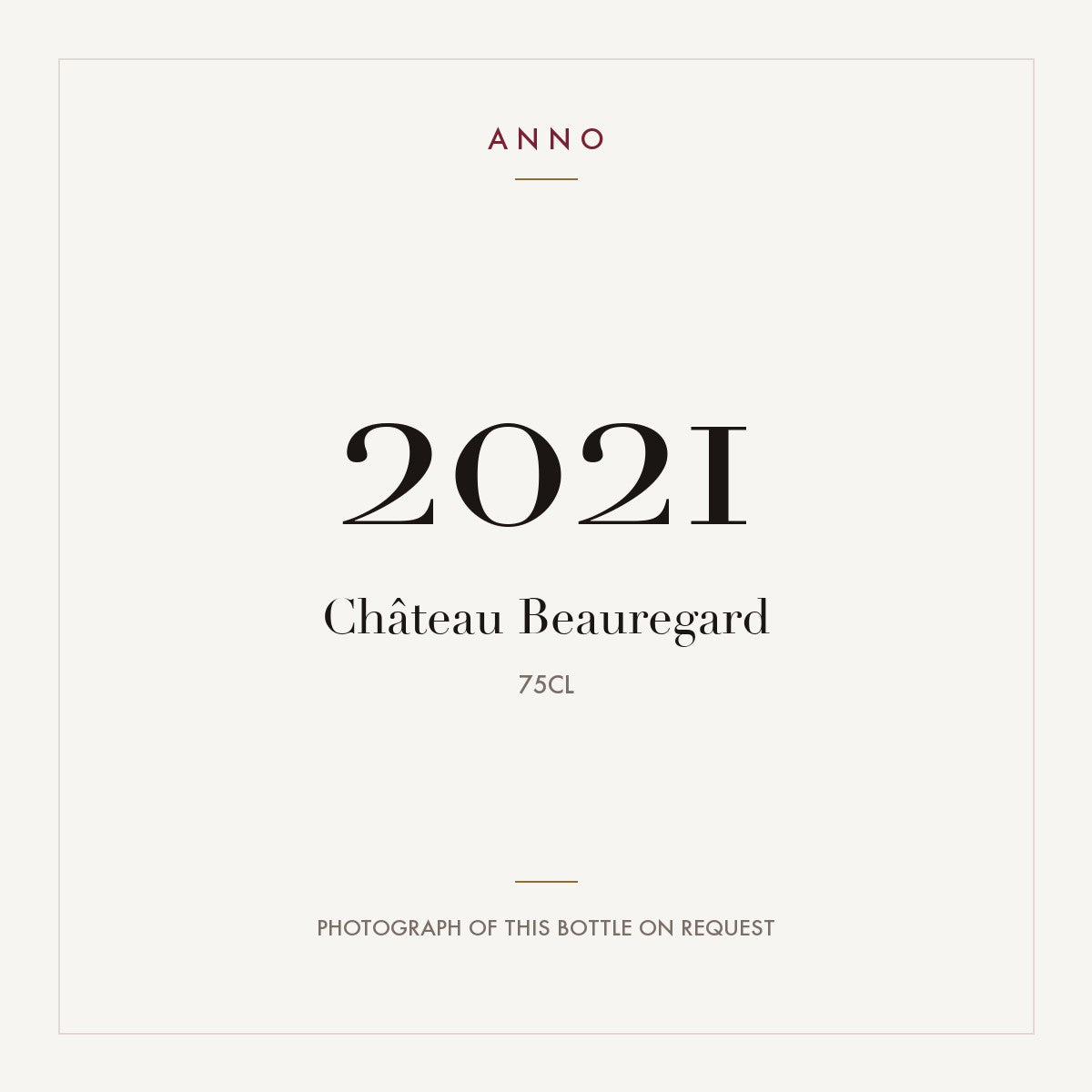 Chateau Beauregard Pomerol 2021 AOC 0,75l