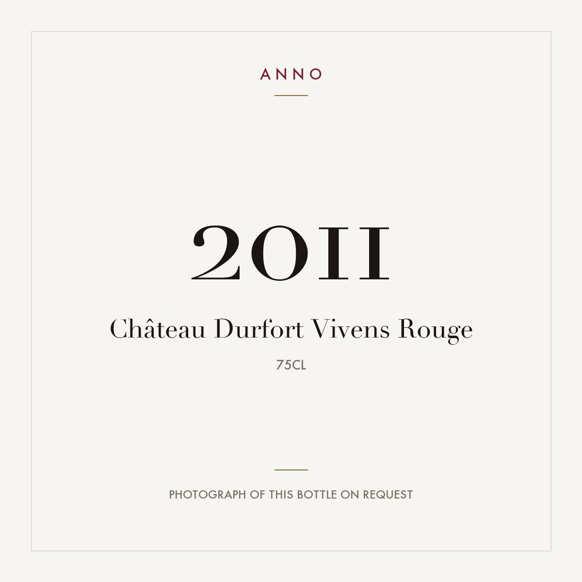 Chateau Durfort-Vivens Margaux 2011 AOC 0,75l
