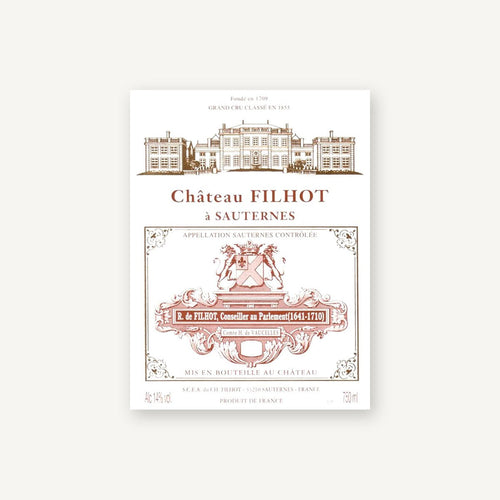 Chateau Filhot Sauternes 1981 AOC 0,75l