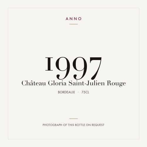 Chateau Gloria Saint-Julien 1997 AOC 0,75l