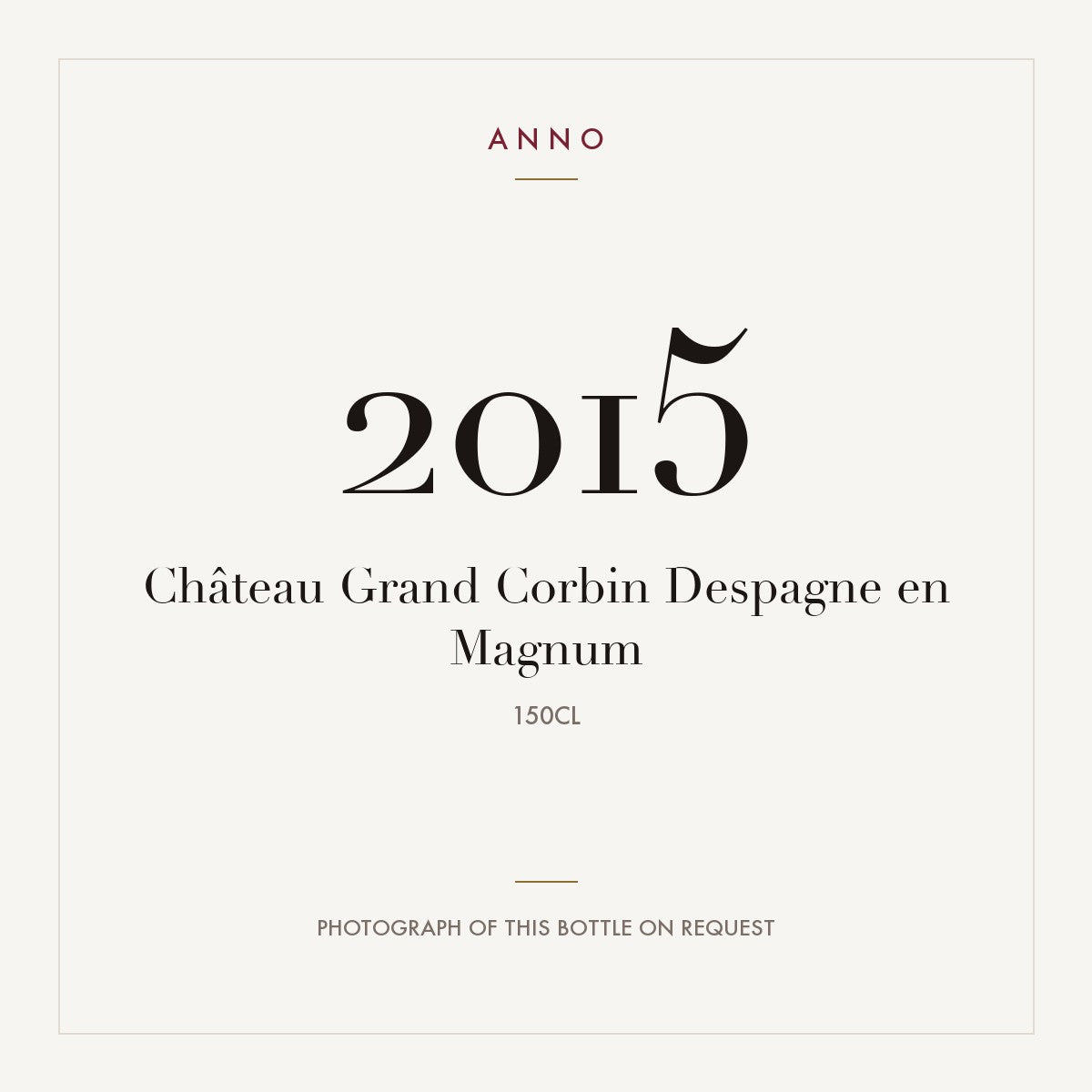 Chateau Grand Corbin-Despagne Saint-Emilion 2015 AOC 1,5l