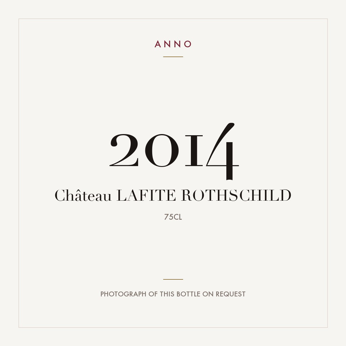 Chateau Lafite Rothschild Pauillac 2014 AOC 0,75l