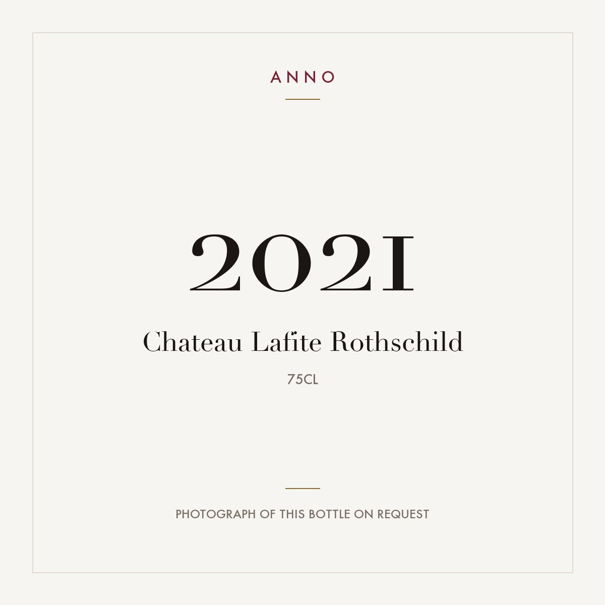 Chateau Lafite Rothschild Pauillac 2021 AOC 0,75l