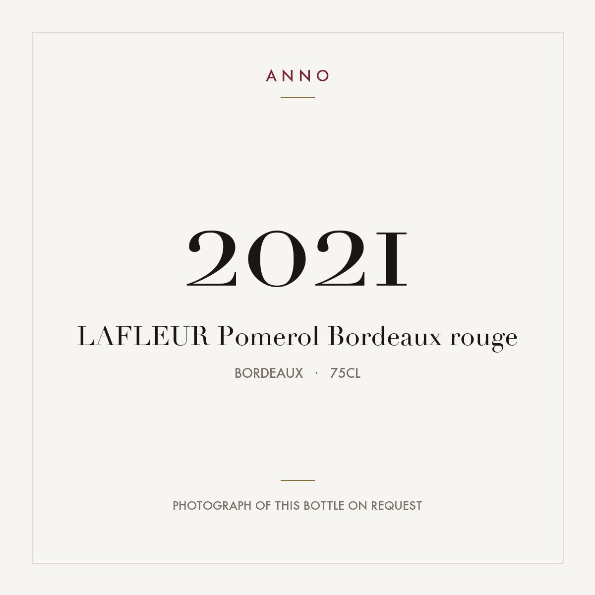 Chateau Lafleur Pomerol 2021 AOC 0,75l