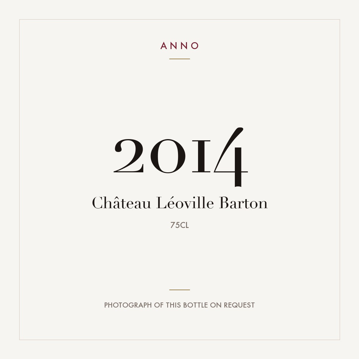 Chateau Leoville Barton Saint-Julien 2014 AOC 0,75l