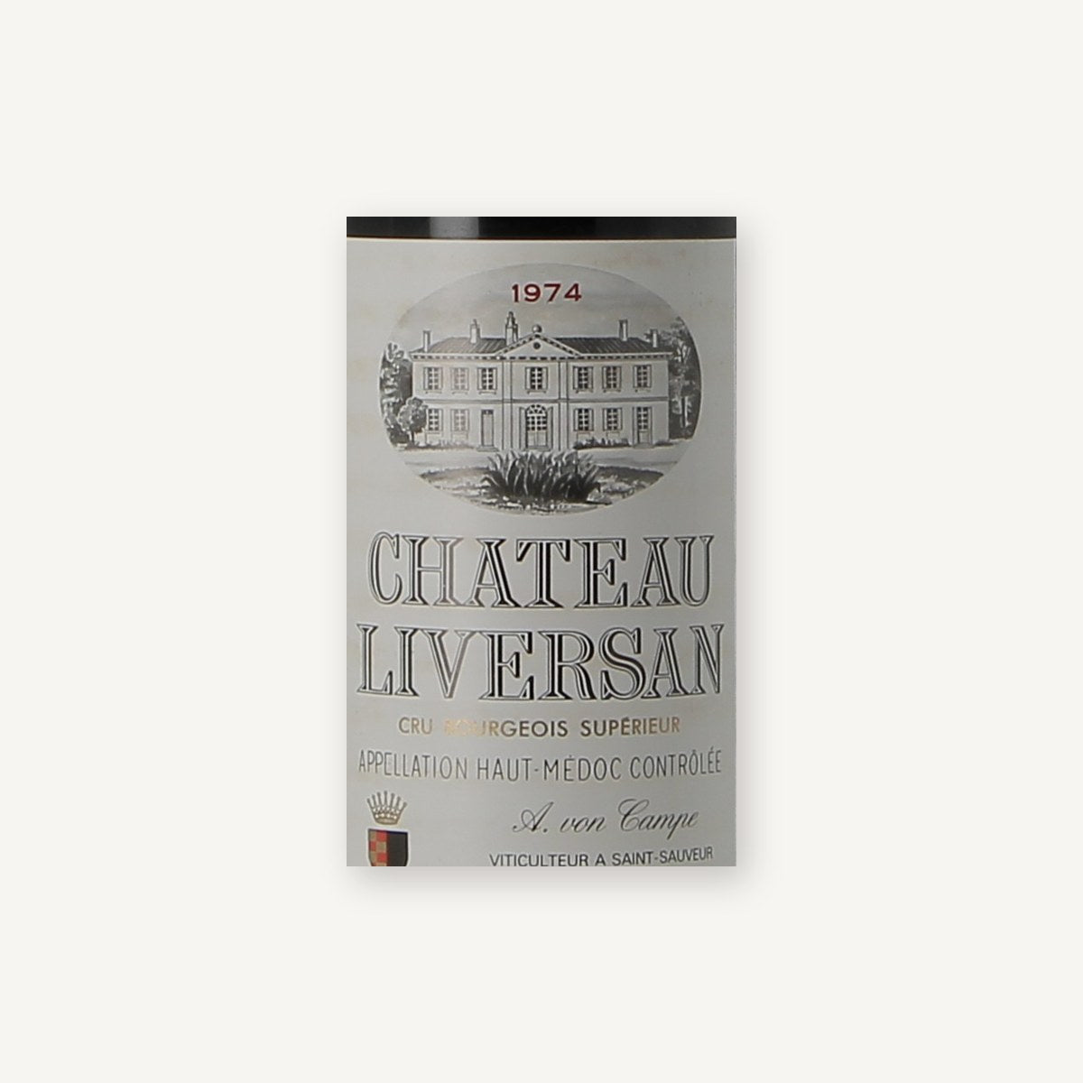 Chateau Liversan Haut-Medoc 1974 AOC 0,73l