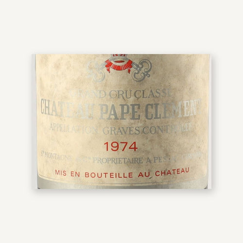Chateau Pape Clement Pessac-Leognan 1974 AOC 0,75l