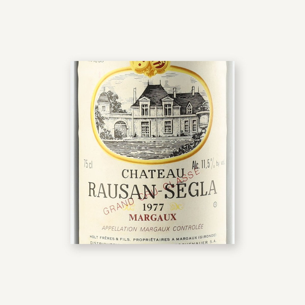 Chateau Rauzan-Segla Margaux 1977 AOC 0,75l