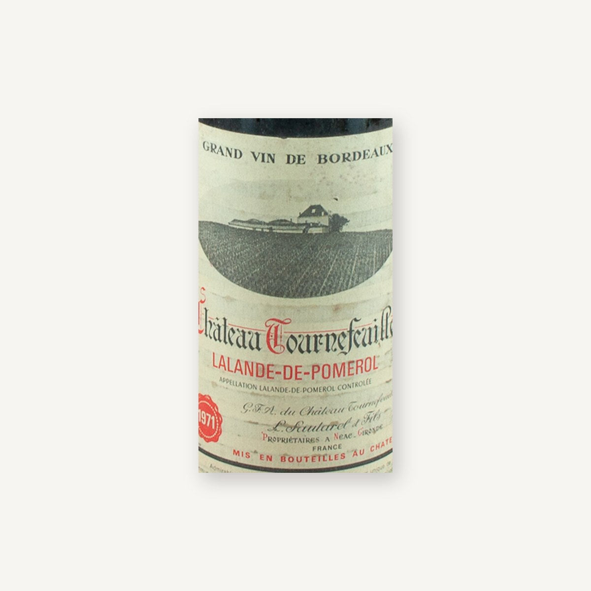 Chateau Tournefeuille Lalande-de-Pomerol 1971 AOC 0,75l