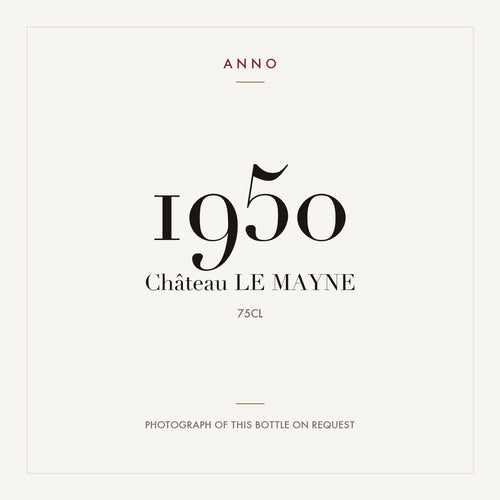 Chateau le Mayne Sauternes 1950 0,75l