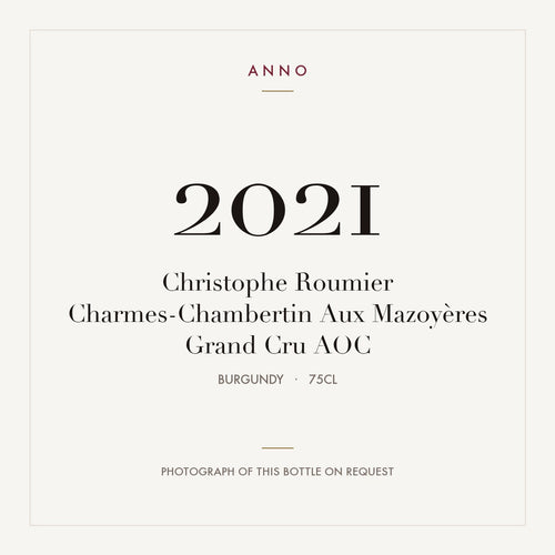 Christophe Roumier Charmes-Chambertin Grand Cru Aux Mazoyeres 2021 AOC 0,75l