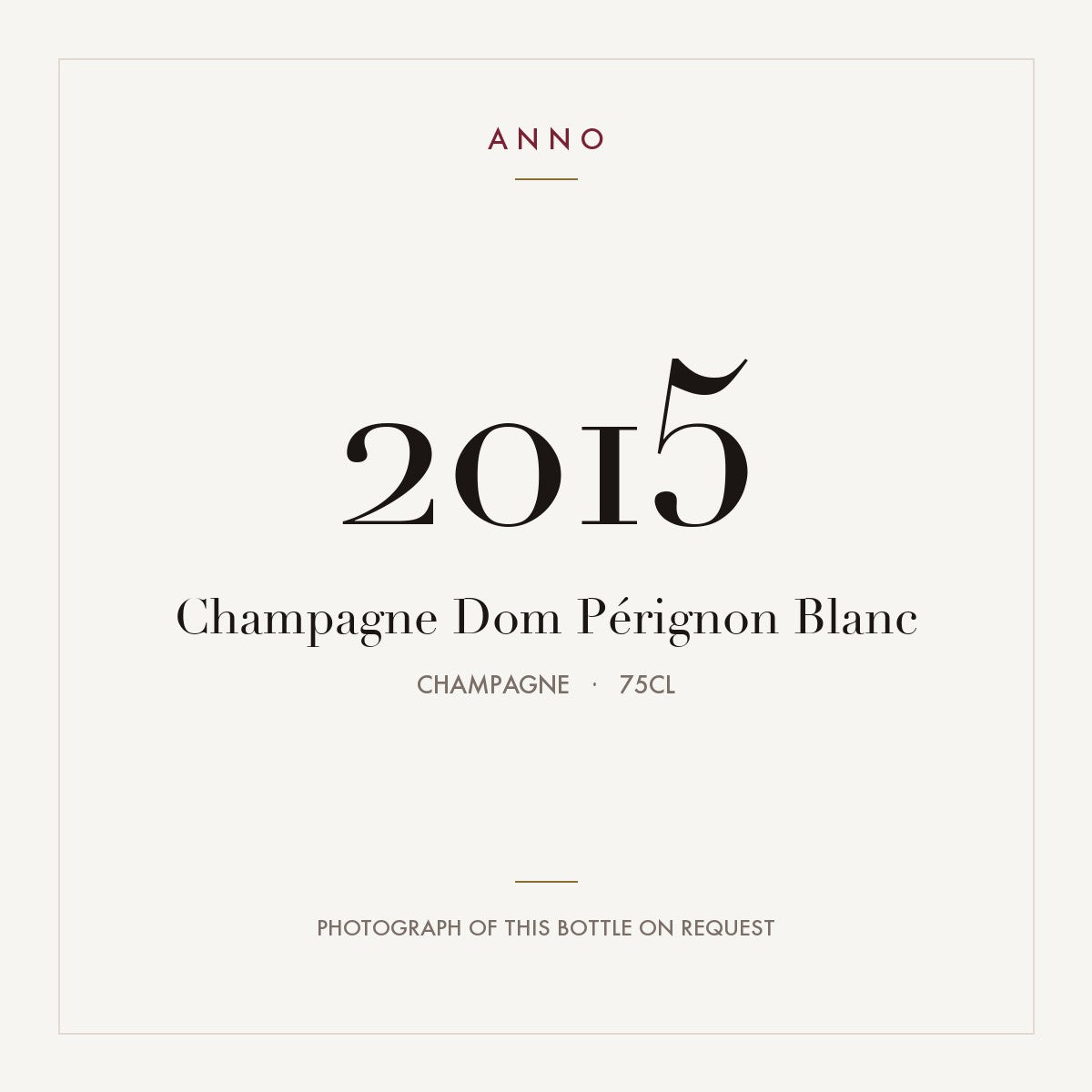 Dom Perignon Dom Perignon Blanc Champagne 2015 AOC 0,75l