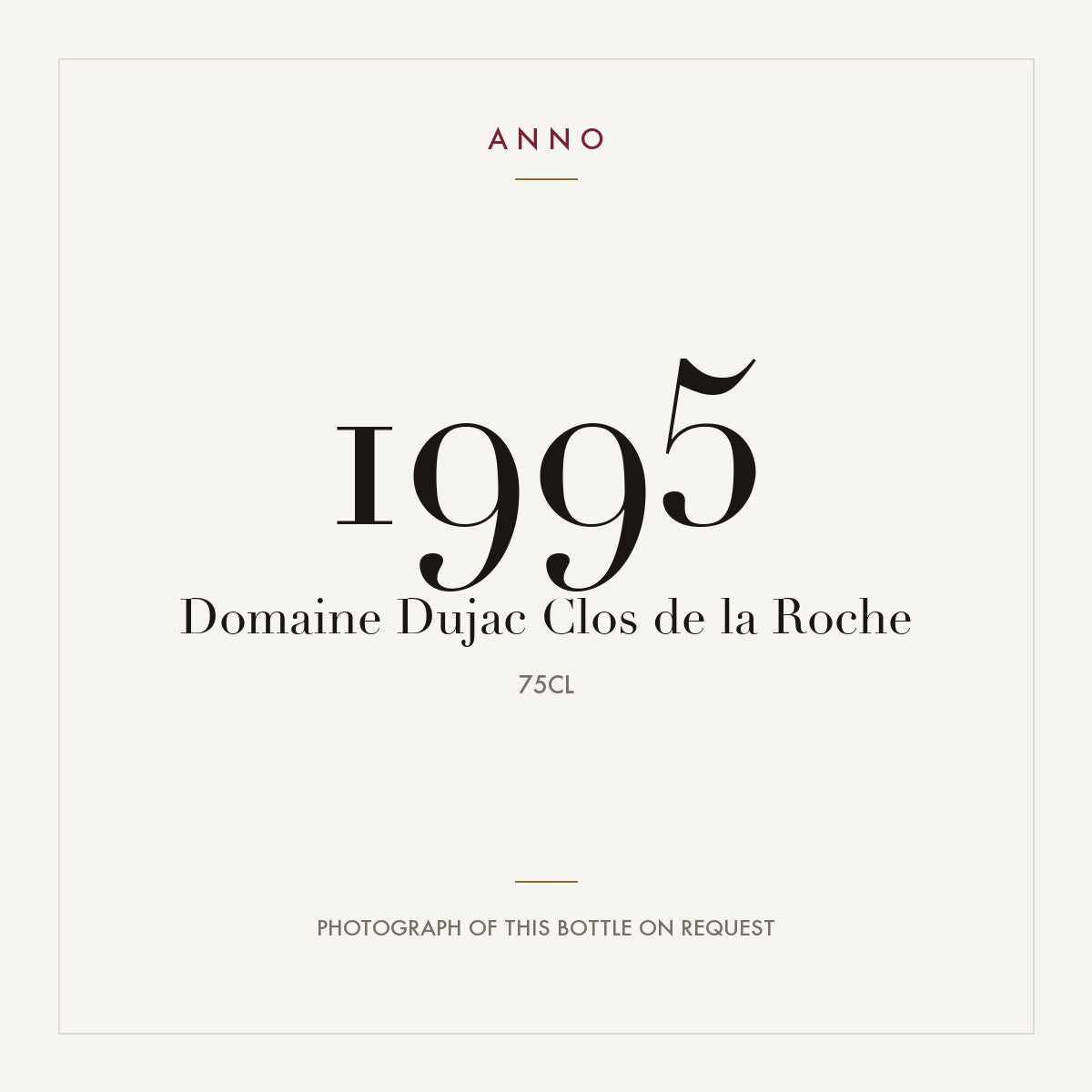 Domaine Dujac Clos de la Roche Grand Cru 1995 AOC 0,75l