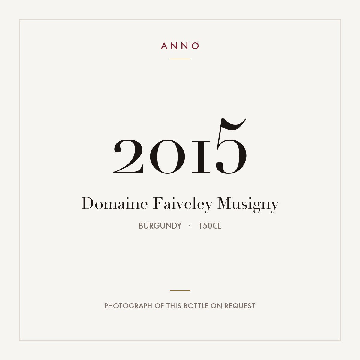 Domaine Faiveley Musigny 2015 1,5l