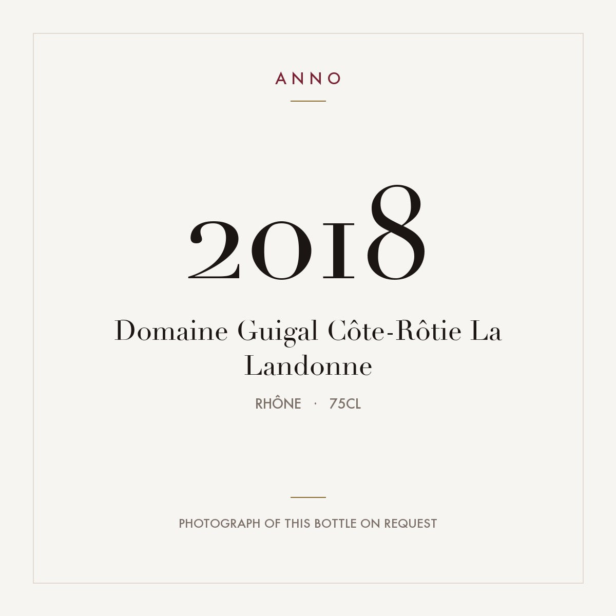 Domaine Guigal Cote-Rotie La Landonne 2018 AOC 0,75l