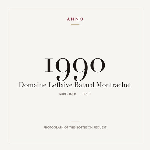 Domaine Leflaive Batard-Montrachet Grand Cru 1990 AOC 0,75l