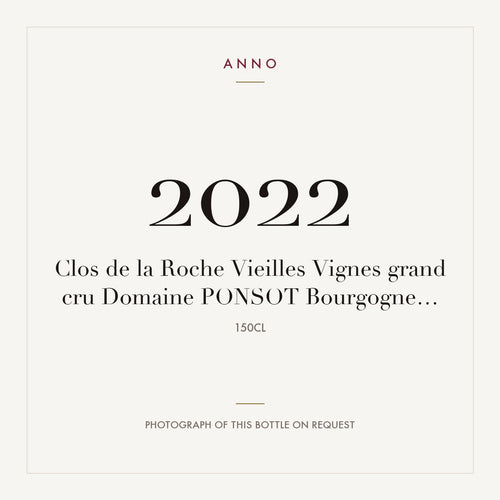 Domaine Ponsot Clos de la Roche Grand Cru Vieilles Vignes 2022 AOC 1,5l