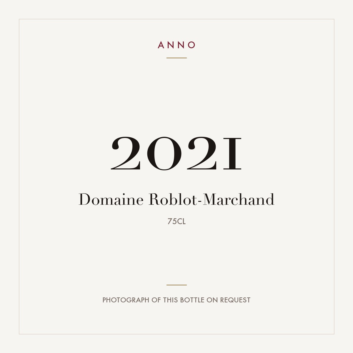 Domaine Roblot-Marchand Rouges du Dessus Vosne-Romanee 1er Cru 2021 0,75l