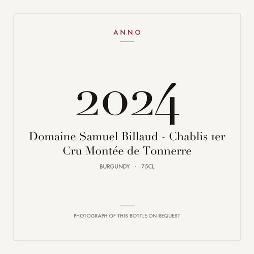Domaine Samuel Billaud Chablis Premier Cru Montee de Tonnerre 2024 AOC 0,75l