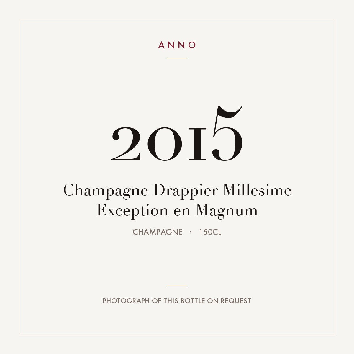 Drappier Millesime Exception Champagne 2015 AOC 1,5l