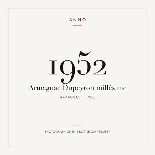 Dupeyron Armagnac 1952 0,7l