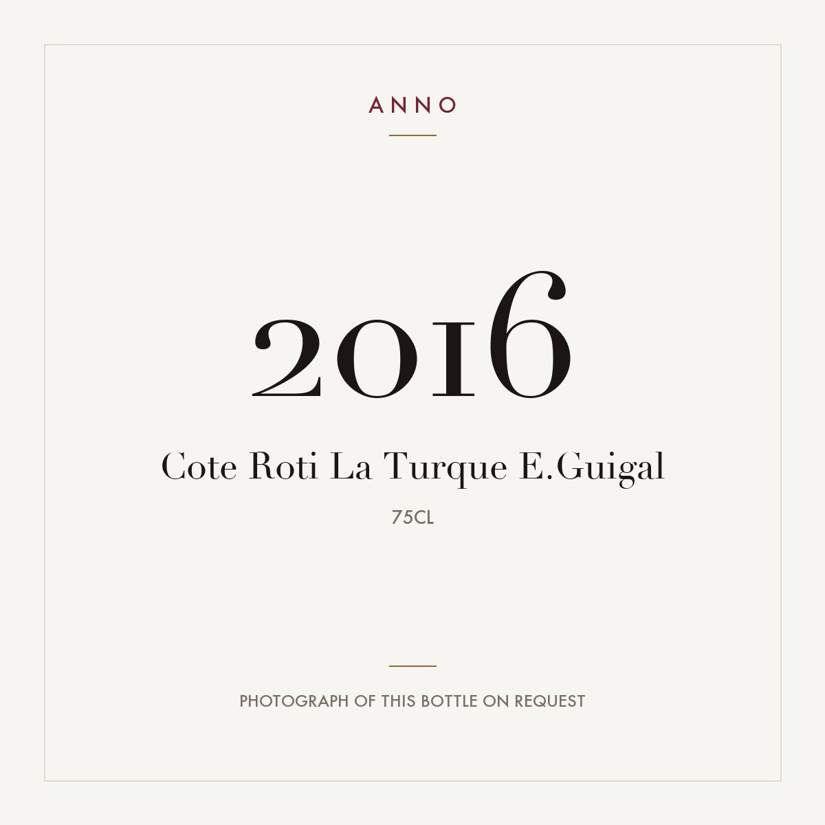 E. Guigal Cote-Rotie La Turque 2016 AOC 0,75l