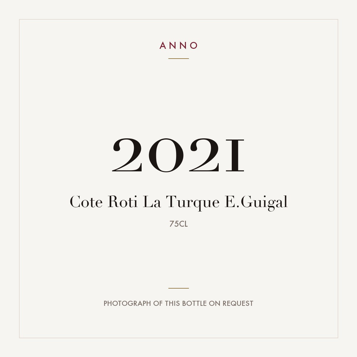 E. Guigal Cote-Rotie La Turque 2021 AOC 0,75l