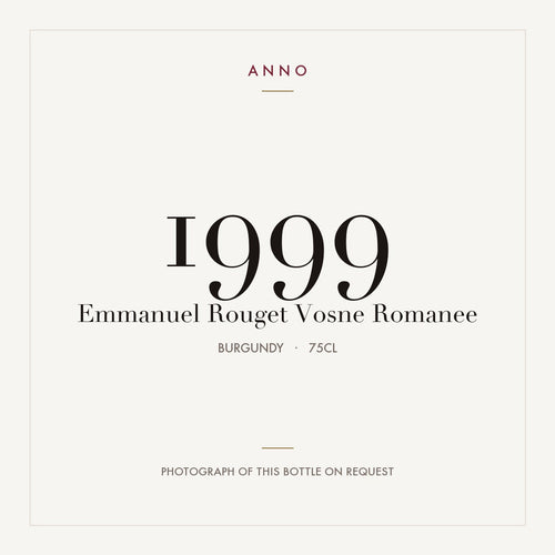 Emmanuel Rouget Vosne Romanee 1999 0,75l