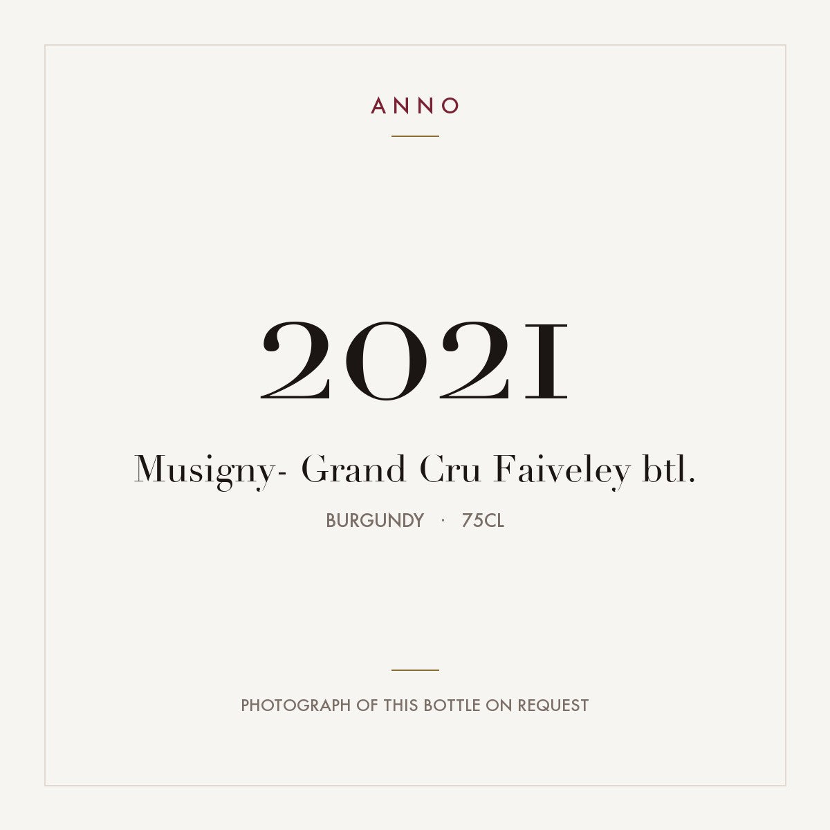 Faiveley Musigny Grand Cru 2021 AOC 0,75l