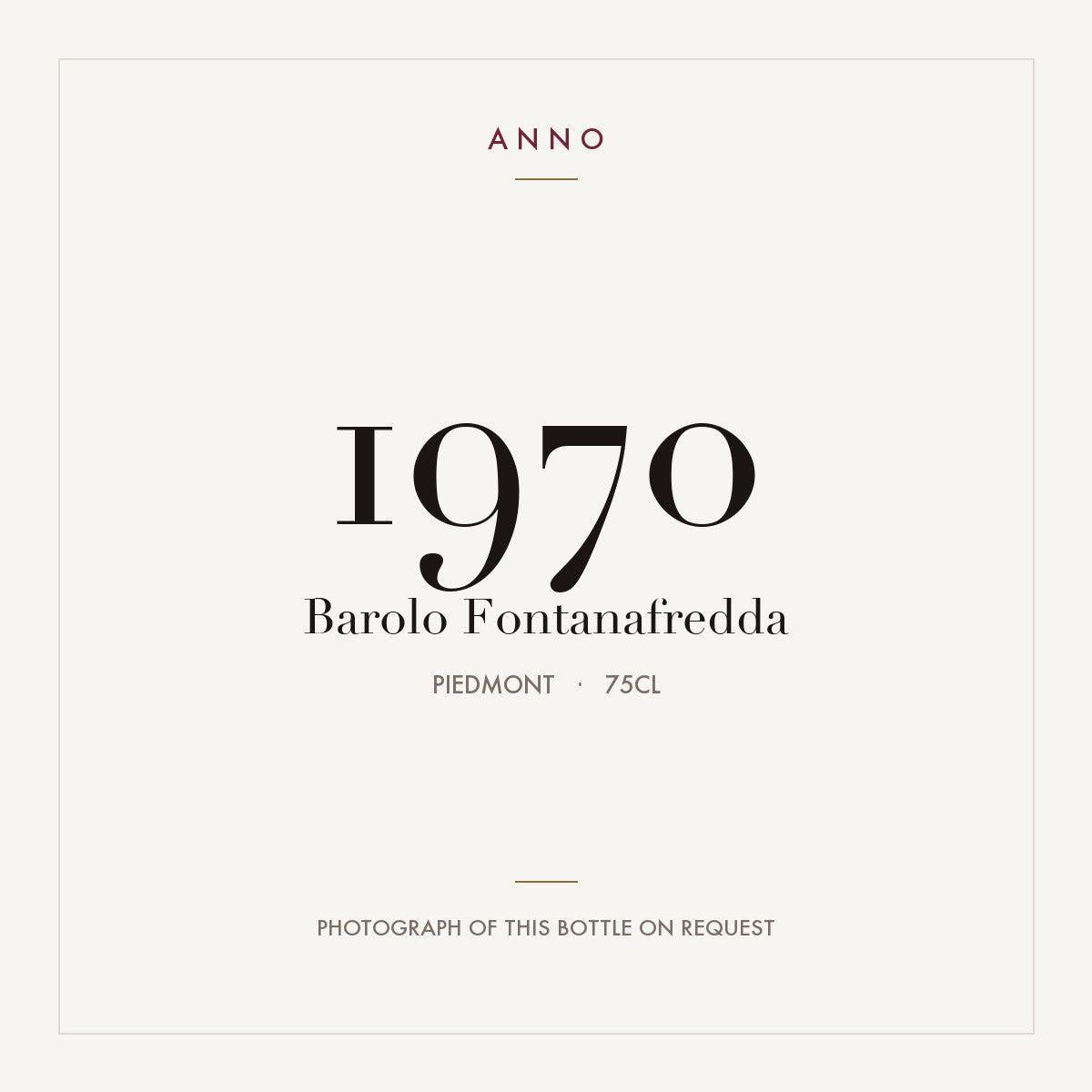 Fontanafredda Barolo 1970 DOCG 0,75l