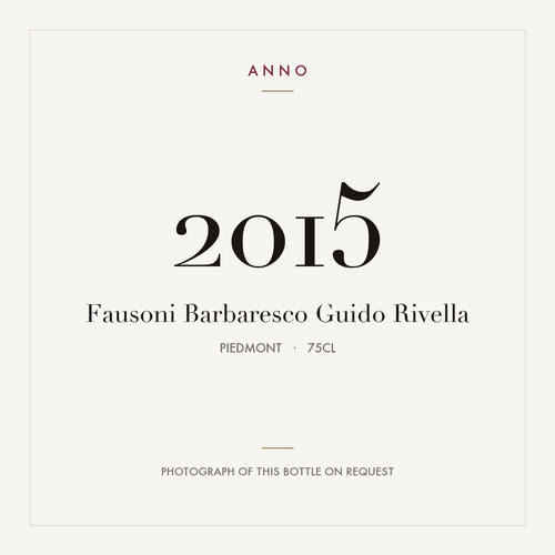 Guido Rivella Barbaresco Fausoni 2015 DOCG 0,75l
