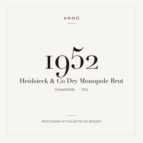 Heidsieck & Co Dry Monopole Brut 1952 0,75l