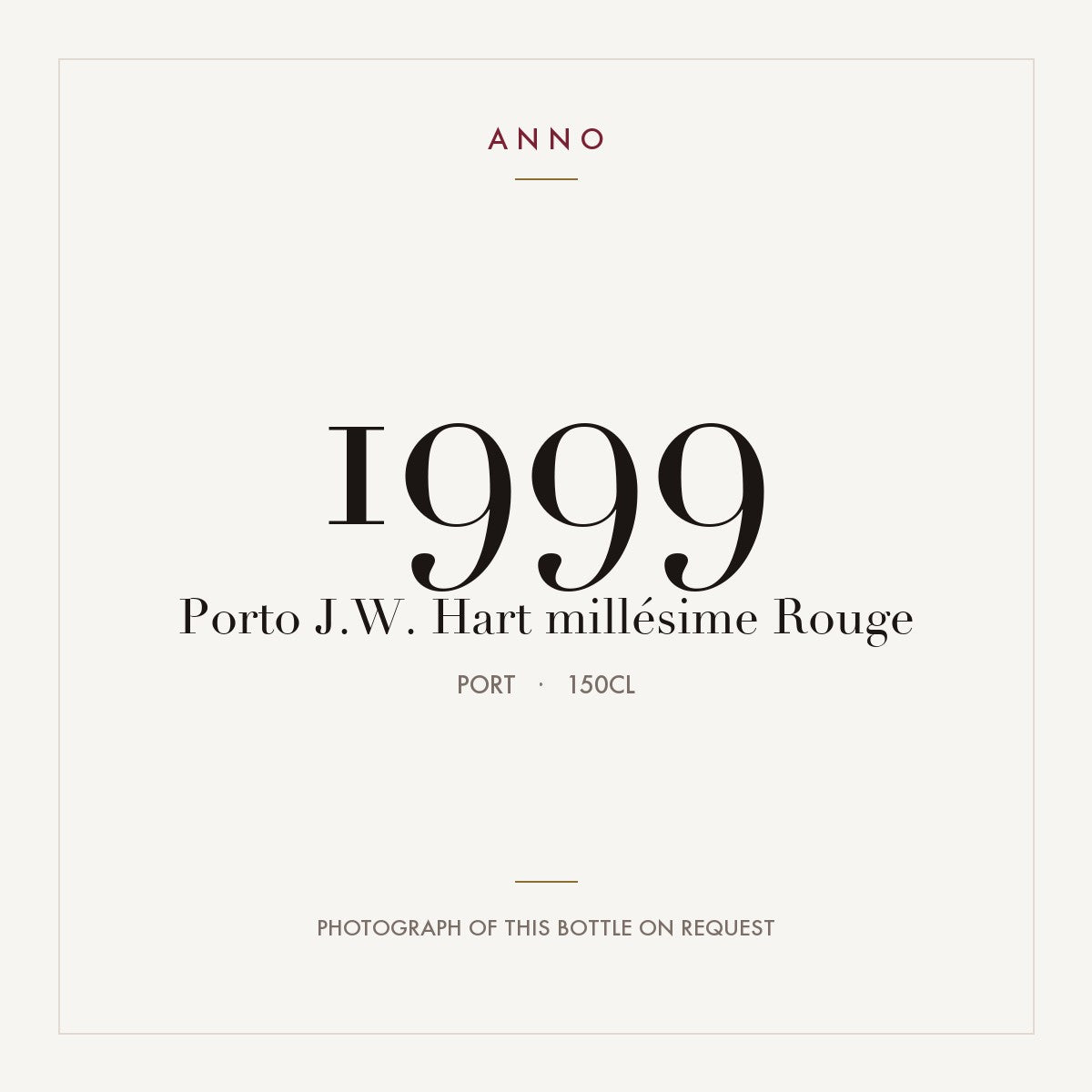 J.W. Hart Porto 1999 DO 1,5l